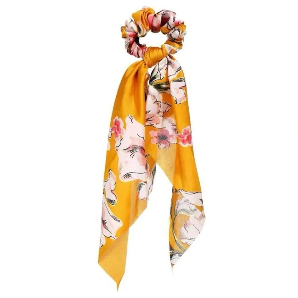 Floral Scarf Scrunchie K63